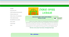 Desktop Screenshot of energie-conseil-lauragais.fr