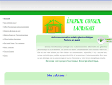 Tablet Screenshot of energie-conseil-lauragais.fr
